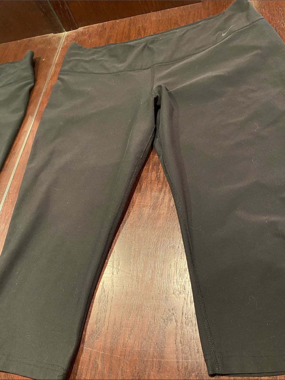 Nike Black Dri-FIT Performance Cropped Leggings